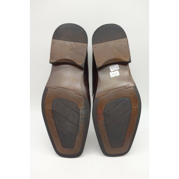 Joseph Abboud Brown Leather Slip On Loafers Shoes Men\'s 10.5 M main image 7